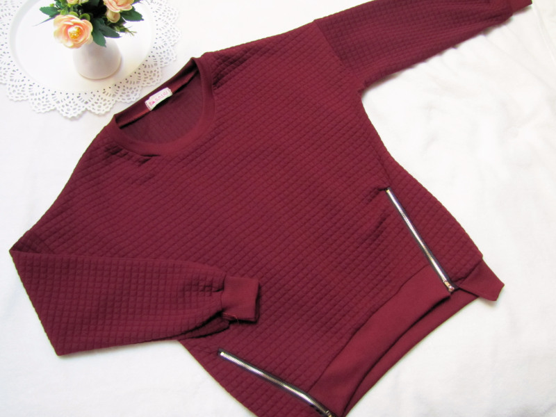 sweat-bordeaux-texture-zip