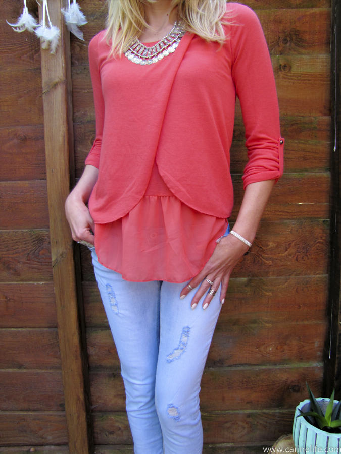 blouse-corail-volant
