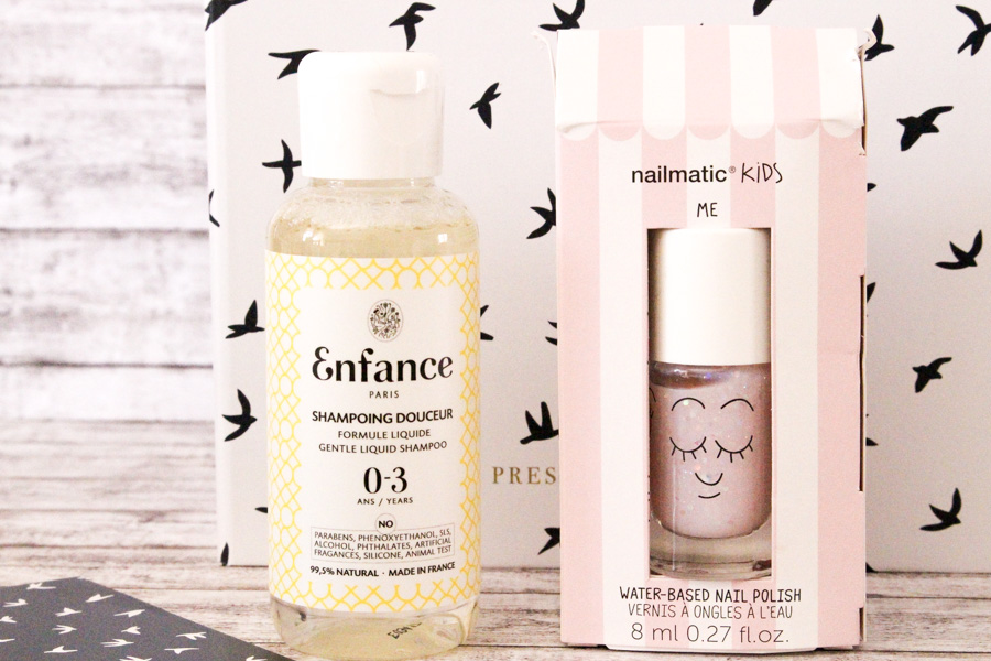 shampoing douceur enfance et nailmatic kids
