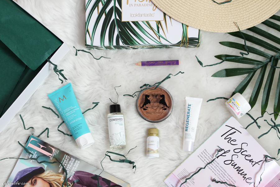 lookfantastic beauty box juillet 2017 contenu