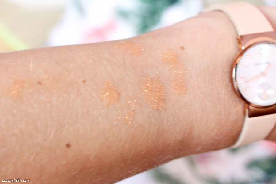 huile sèche pailletée Matis texture