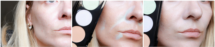 Infaillible total cover l'Oréal Palette correcteur vert