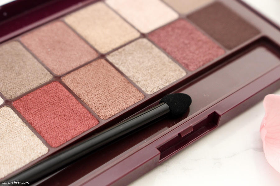 Palette maybelline the burgundy bar pigmentation