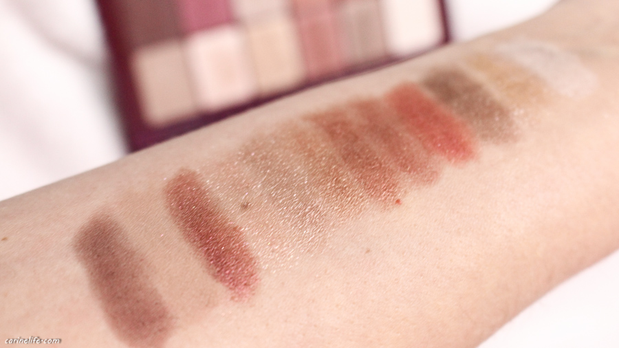 Palette maybelline the burgundy bar swatch