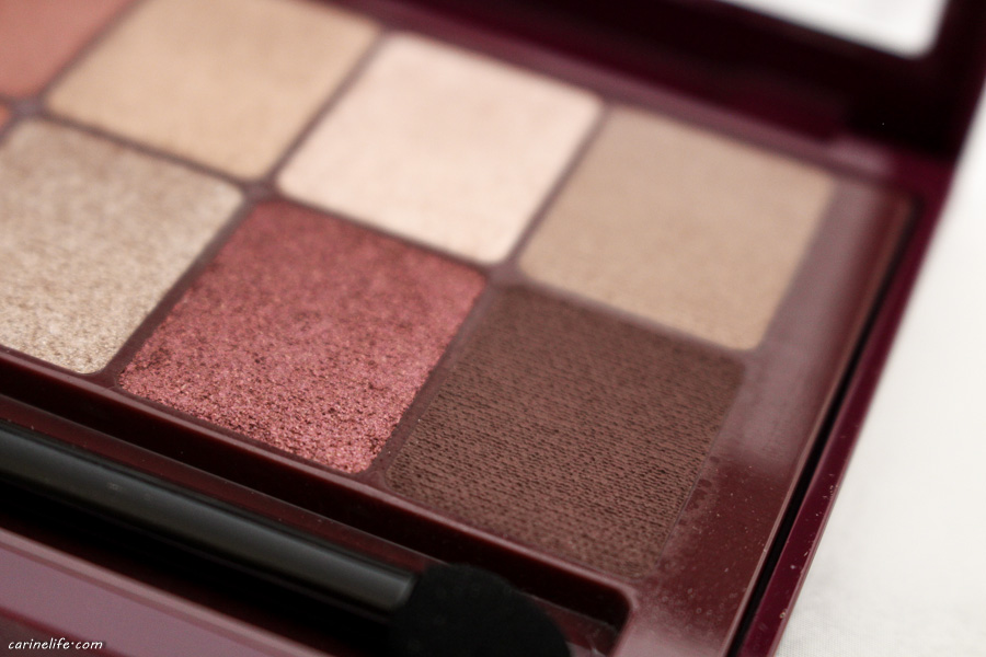 Palette maybelline the burgundy bar application