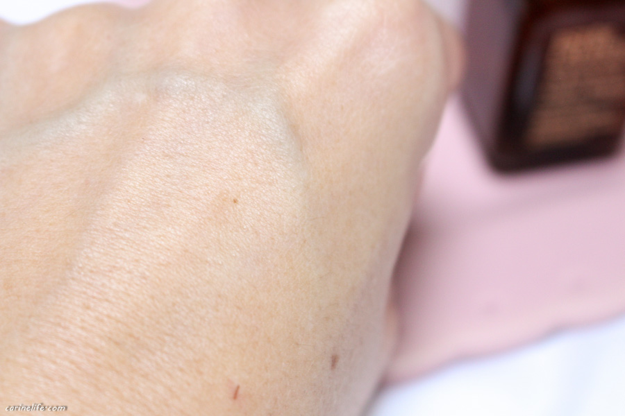 sérum advanced night repair après l'application