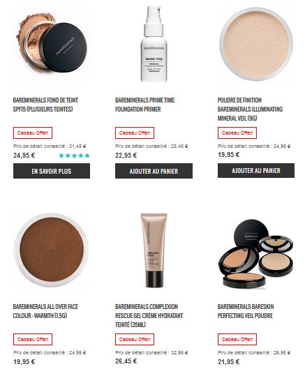 bareminerals soldes