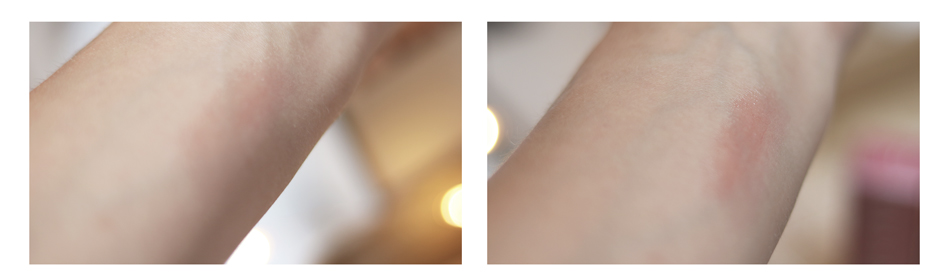 Fresh sugar rosé swatches