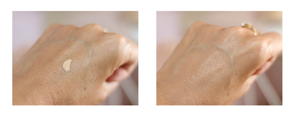 Clarins Skin illusion swatch Organza