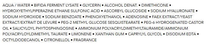 CC Red Correct Erborian composition détaillée