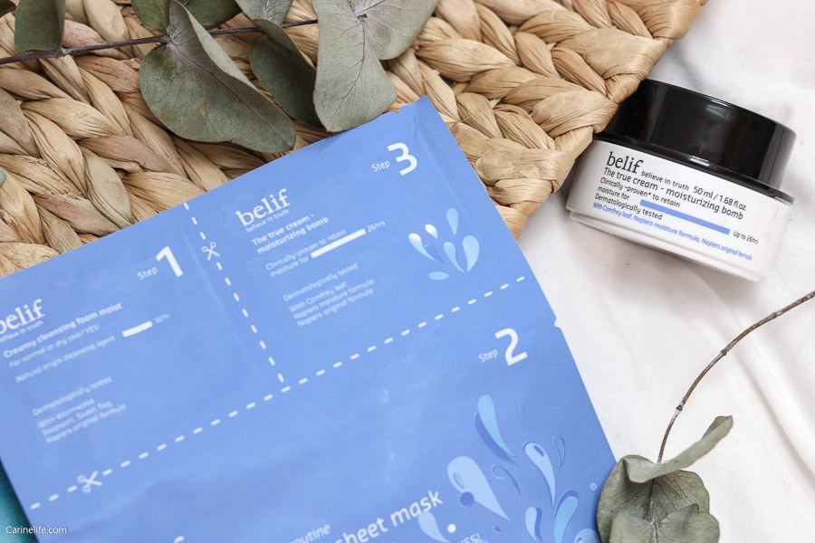 Moisturizing bomb sheet mask