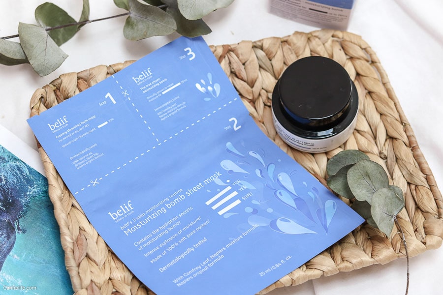 Belif Moisturizing bomb sheet mask