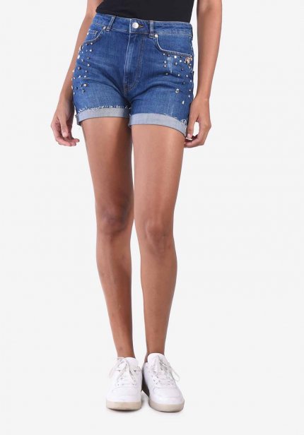 short jean et perles Kaporal