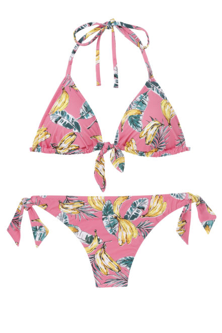 HAUT DE MAILLOT DE BAIN TRIANGLE, IMPRIMÉ FRUITS