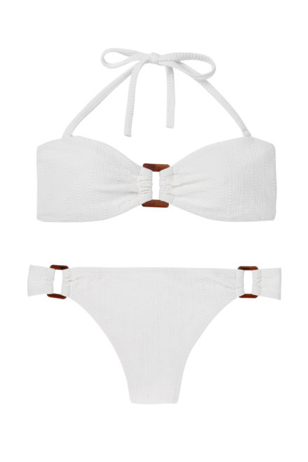 Maillot 2 pièces blanc